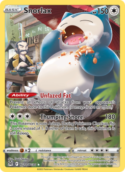 Snorlax - pokemon TCG Card