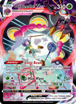 Orbeetle VMAX - pokemon TCG Card