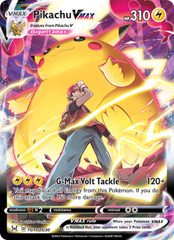 Pikachu VMAX - pokemon TCG Card