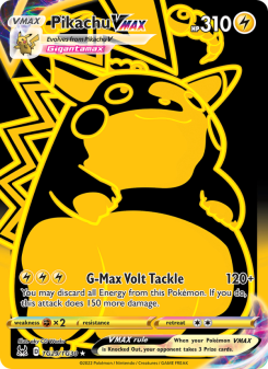 Pikachu VMAX - pokemon TCG Card