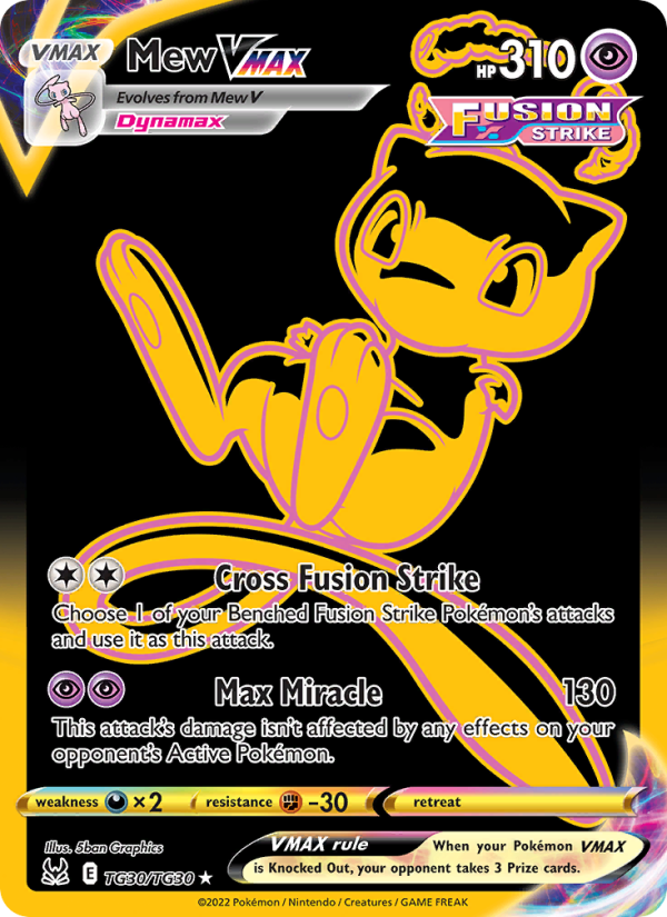 Mew VMAX - Pokémon TCG Card