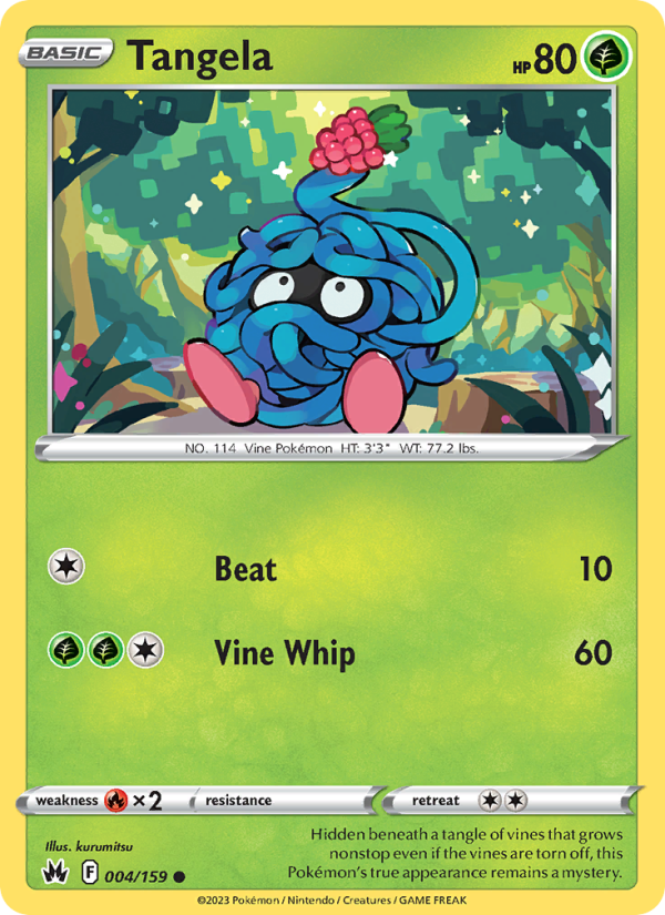Tangela - Pokémon TCG Card