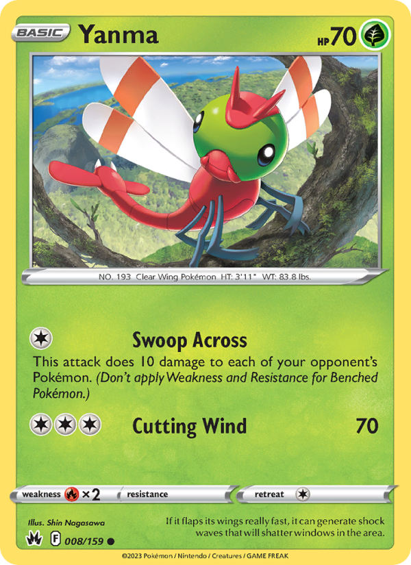Yanma - Pokémon TCG Card