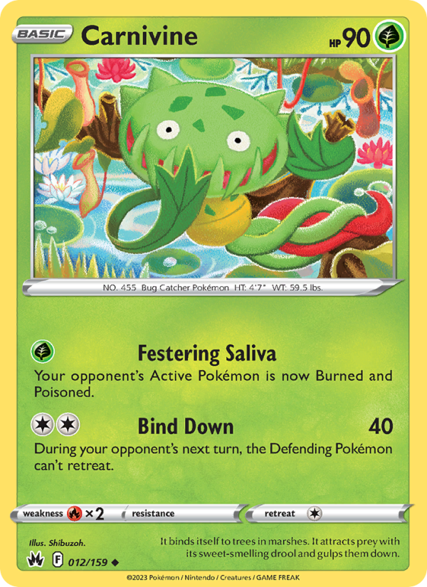 Carnivine - Pokémon TCG Card