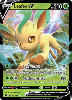 Leafeon V - pokemon TCG Card