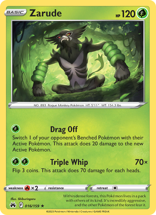 Zarude - Pokémon TCG Card