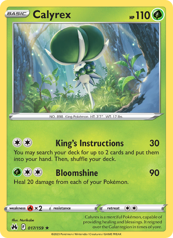 Calyrex - Pokémon TCG Card