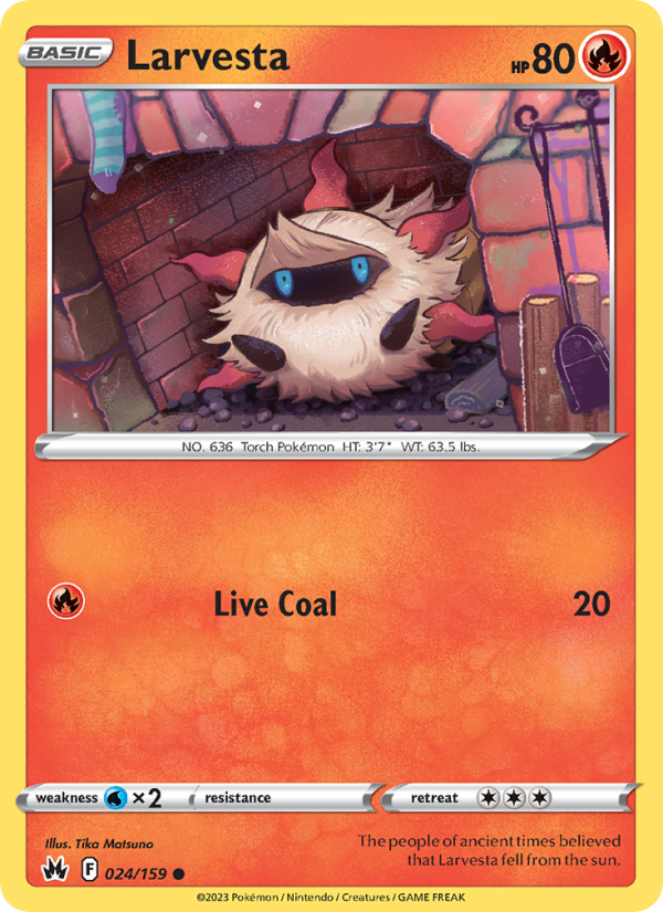 Larvesta - Pokémon TCG Card