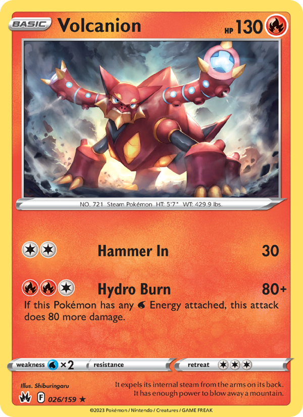 Volcanion - Pokémon TCG Card