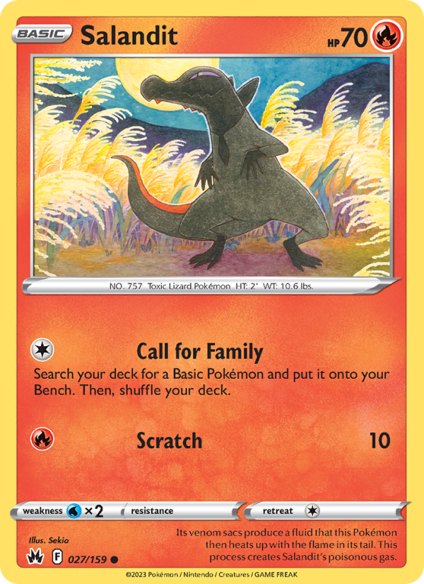 Salandit - Pokémon TCG Card