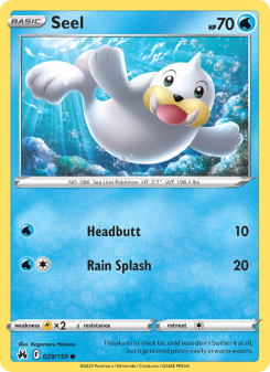 Seel - pokemon TCG Card