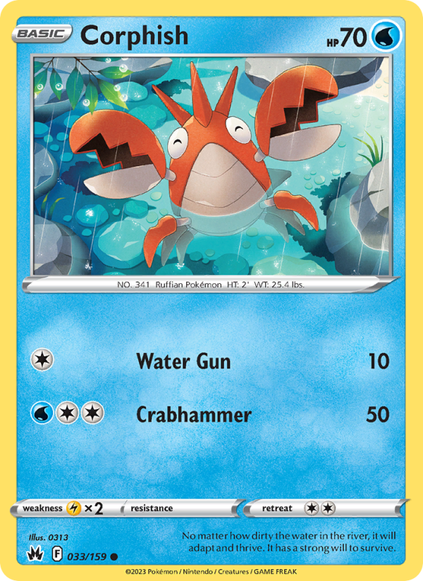 Corphish - Pokémon TCG Card
