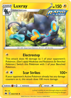 Luxray - pokemon TCG Card