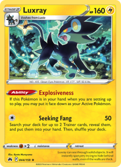 Luxray - pokemon TCG Card