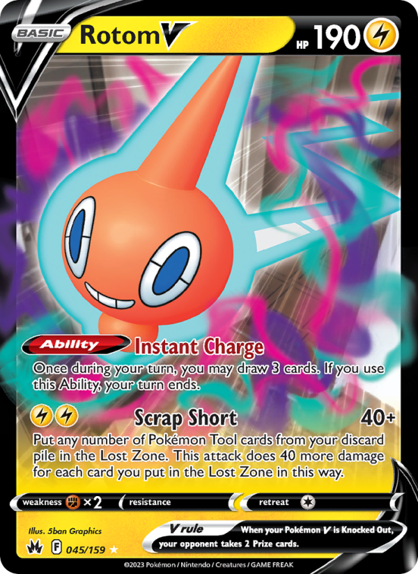 Rotom V - Pokémon TCG Card
