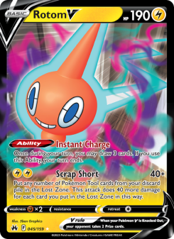 Rotom V - pokemon TCG Card