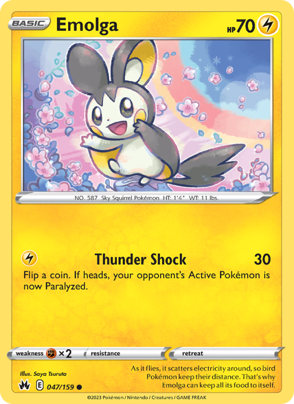 Emolga - Pokémon TCG Card