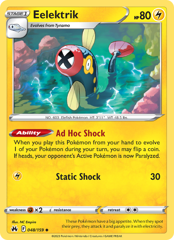 Eelektrik - Pokémon TCG Card