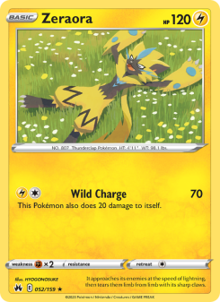 Zeraora - pokemon TCG Card