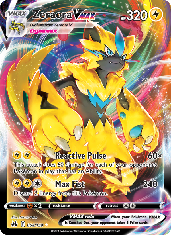 Zeraora VMAX - Pokémon TCG Card