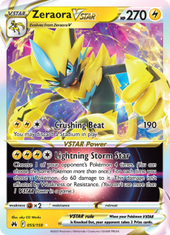 Zeraora VSTAR - pokemon TCG Card