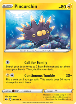 Pincurchin - pokemon TCG Card