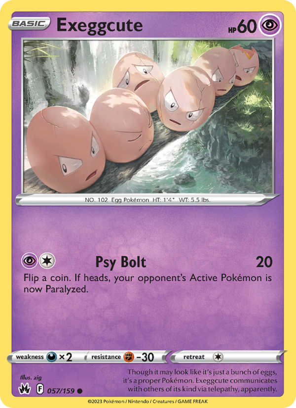 Exeggcute - Pokémon TCG Card