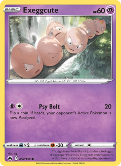 Exeggcute - pokemon TCG Card