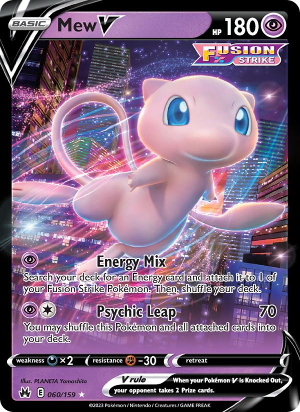 Mew V - Pokémon TCG Card