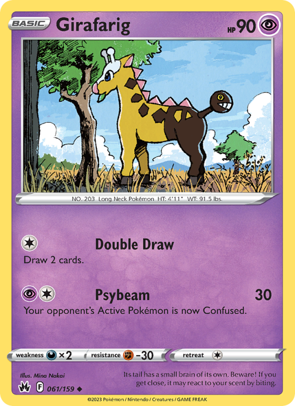 Girafarig - Pokémon TCG Card
