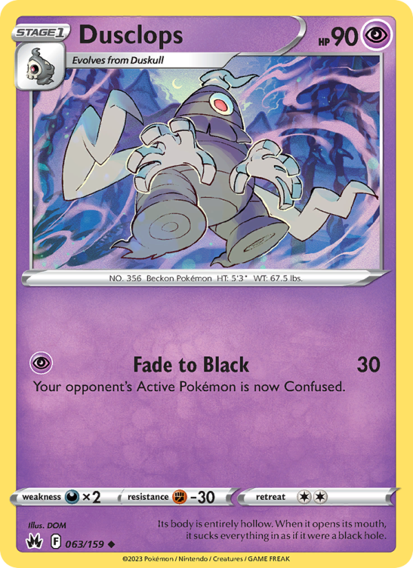 Dusclops - Pokémon TCG Card