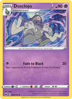 Dusclops - pokemon TCG Card