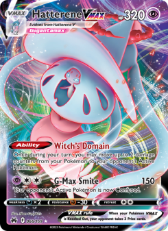 Hatterene VMAX - pokemon TCG Card