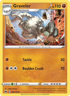 Graveler - pokemon TCG Card