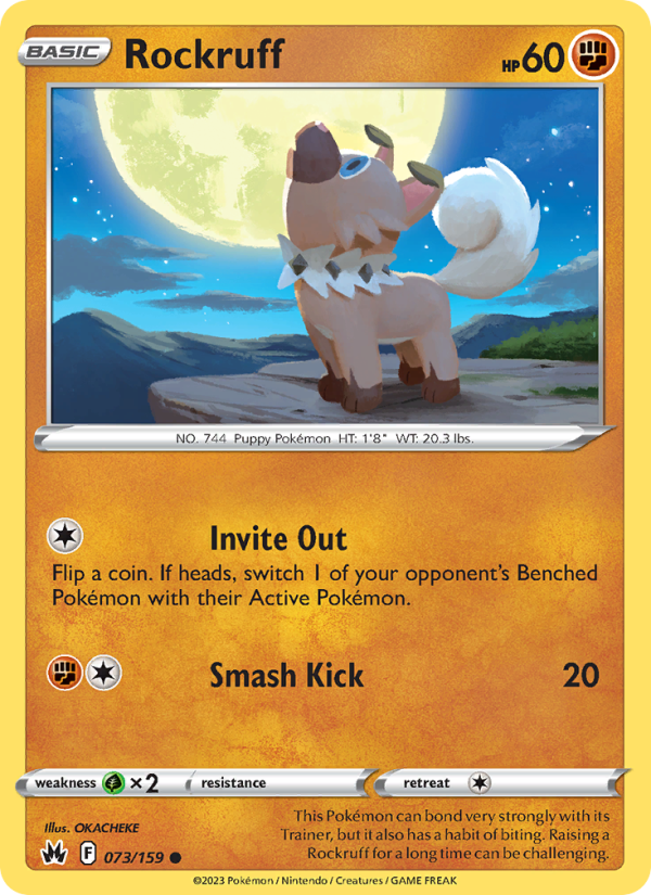 Rockruff - Pokémon TCG Card