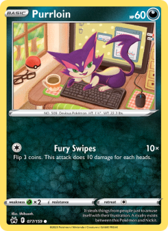 Purrloin - pokemon TCG Card