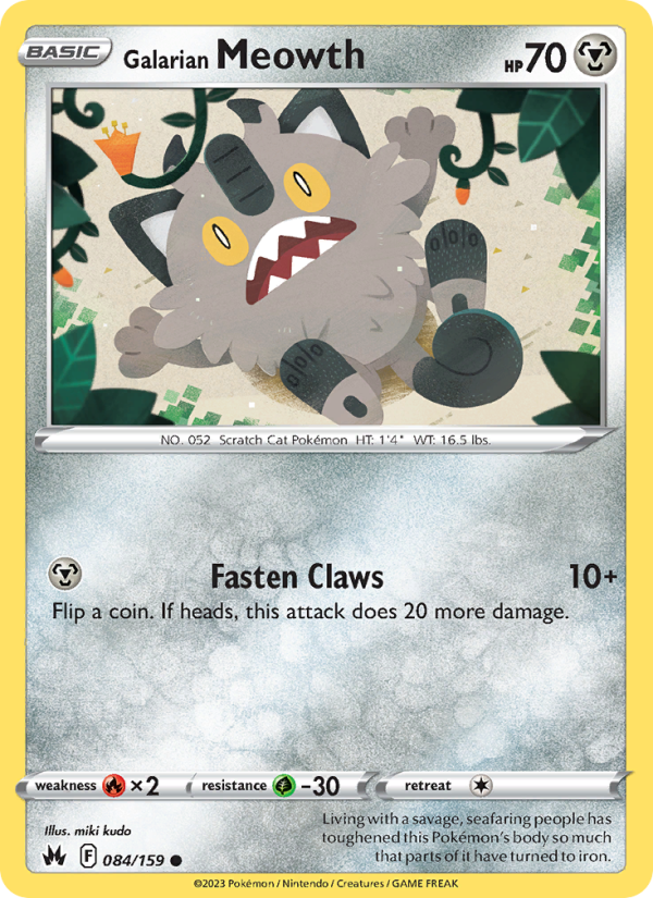 Galarian Meowth - Pokémon TCG Card