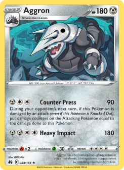 Aggron - pokemon TCG Card