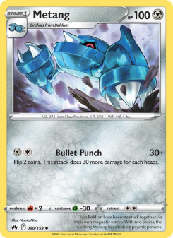 Metang - pokemon TCG Card