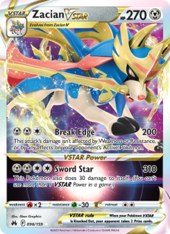 Zacian VSTAR - pokemon TCG Card