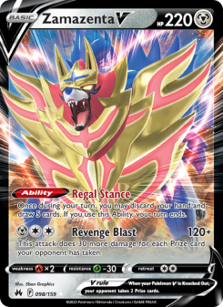 Zamazenta V - pokemon TCG Card