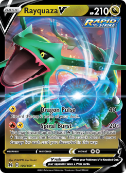 Rayquaza V - pokemon TCG Card