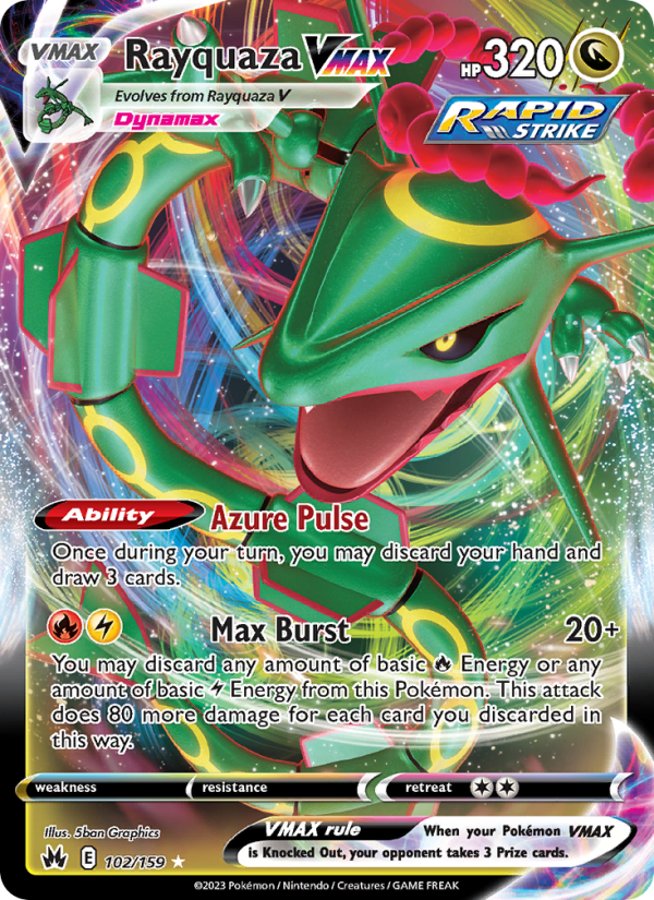 Rayquaza VMAX - Pokémon TCG Card