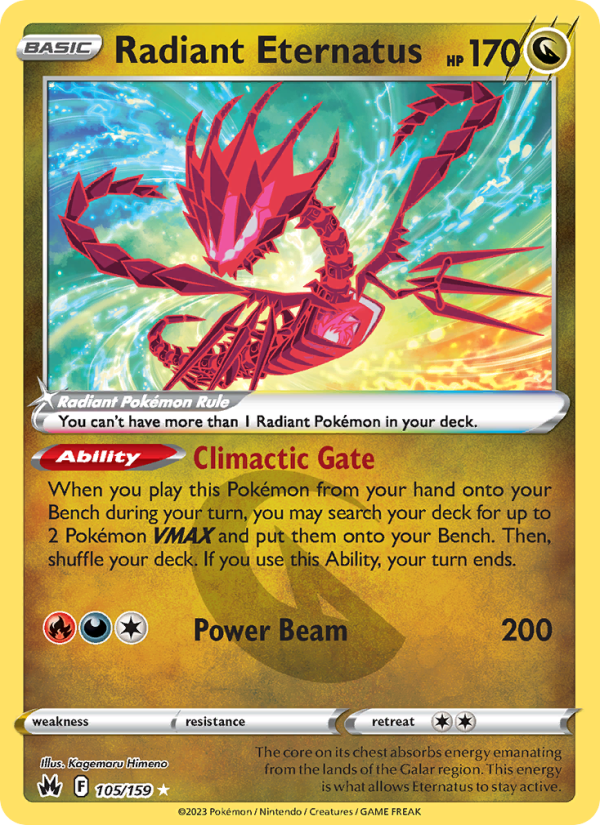 Radiant Eternatus - Pokémon TCG Card