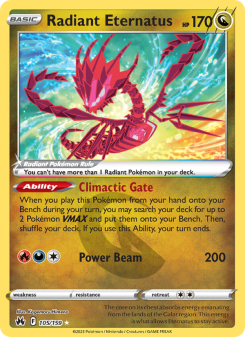 Radiant Eternatus - pokemon TCG Card