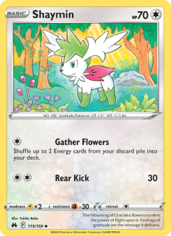 Shaymin - pokemon TCG Card