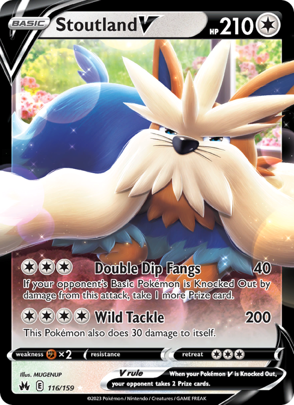 Stoutland V - Pokémon TCG Card