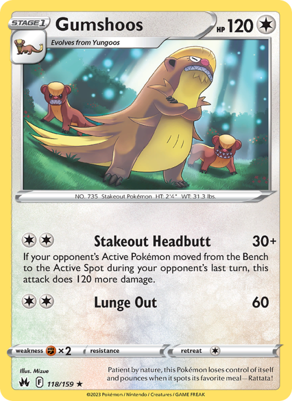 Gumshoos - Pokémon TCG Card
