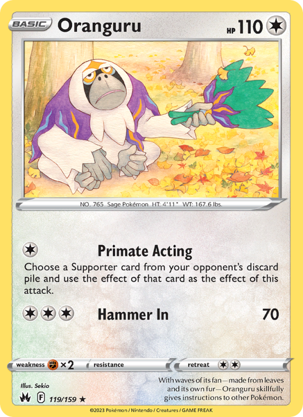 Oranguru - Pokémon TCG Card