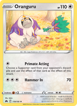 Oranguru - pokemon TCG Card